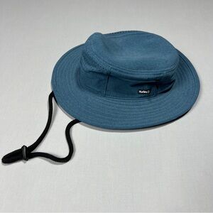 Hurley Blue Bucket Hat 22.5 inches round
